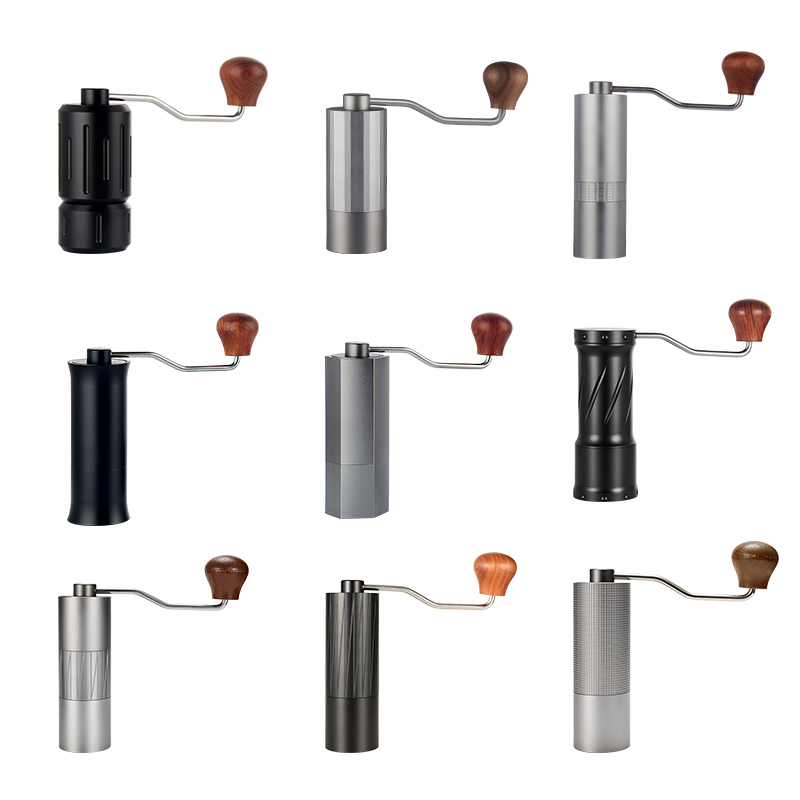Molino de Café Manual 420CNC Núcleo de Molido de Acero Inoxidable Portátil Molino de Café Moderno con Logo Personalizado