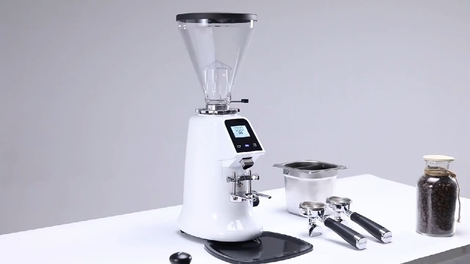 Molino de café eléctrico manual automático industrial plano profesional comercial de muelas