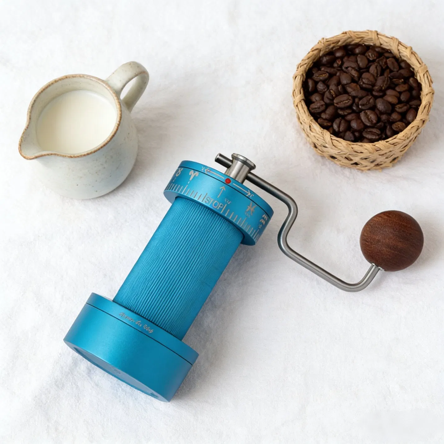 Molino de café manual de la tercera generación de la serie X, con ajuste externo y escala de alta precisión, para uso doméstico y comercial