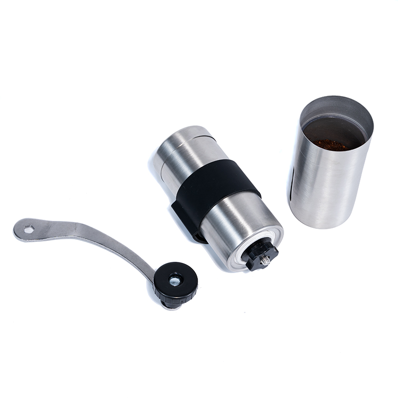 Conjunto de molinillo manual de café de acero inoxidable al por mayor con logo personalizado