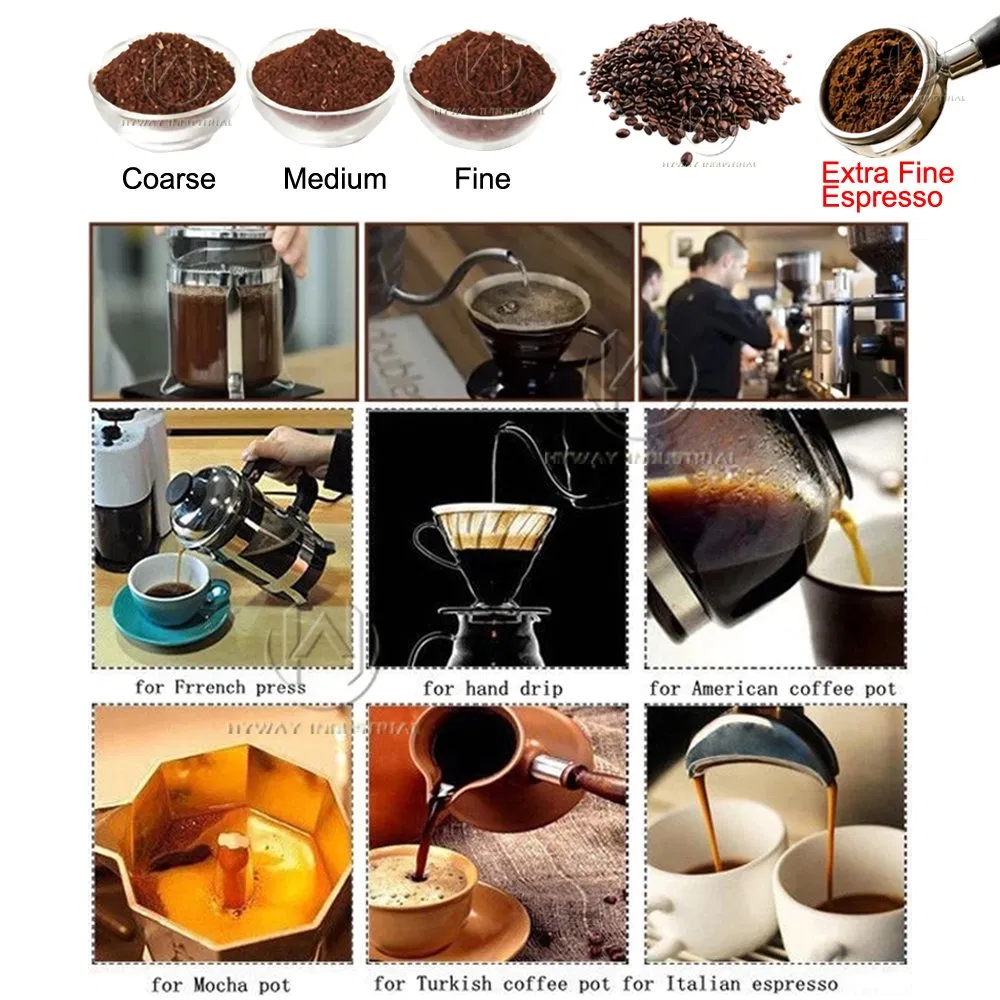 Hy-40/60/100kg Molinillo de Granos de Trigo, Maíz, Harina, Especias, Espresso, Granos de Cacao, Granos de Café, Máquina de Molienda, Molinillo de Café de Placa Plana