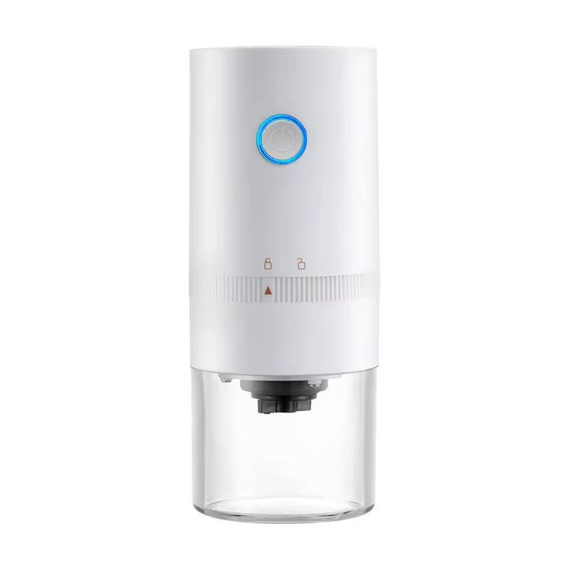 Venta Caliente Molinillo de Café Portátil de Acero Inoxidable Ajustable Máquina de Molido de Café Carga USB Molinillo de Café Eléctrico