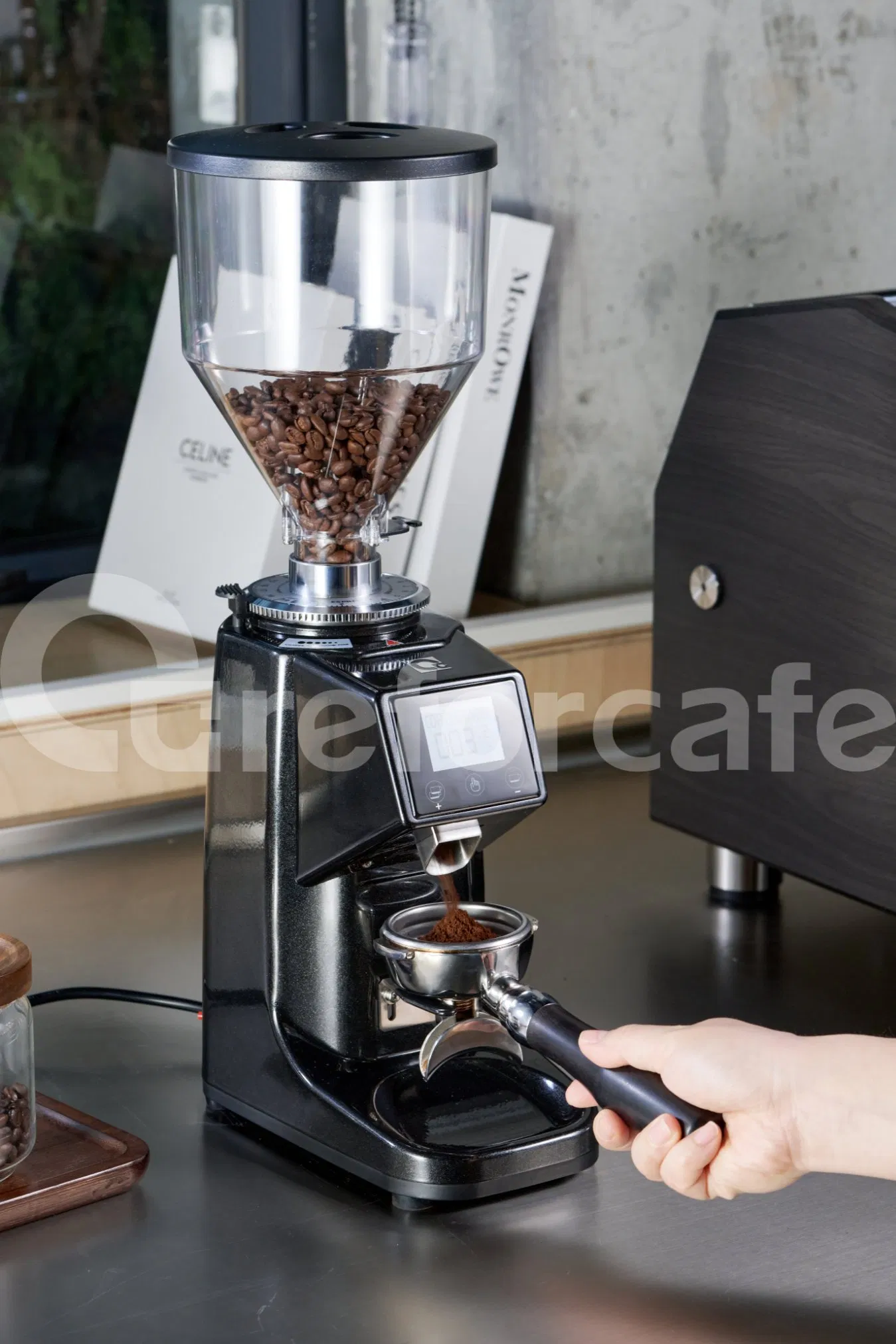 Molinillo de café eléctrico manual compacto y conveniente para uso industrial y comercial en casa 200W 1400rpm