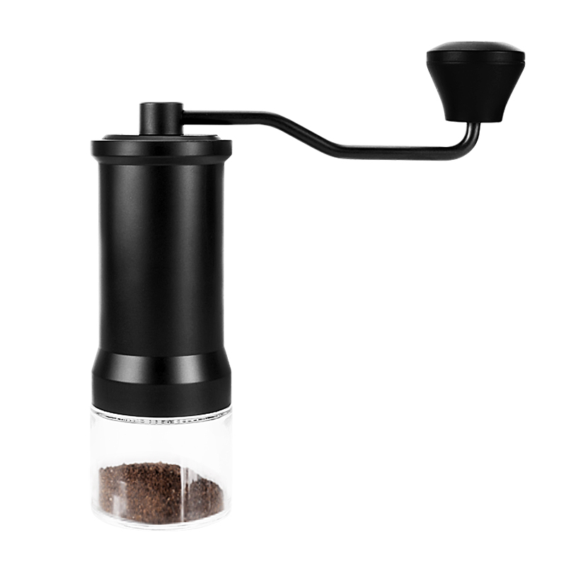 Molino de café manual de acero inoxidable ajustable 420 con muelas cónicas