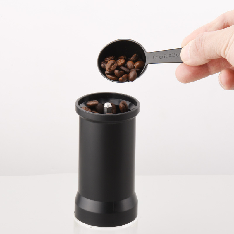Molino de café manual de acero inoxidable ajustable 420 con muelas cónicas