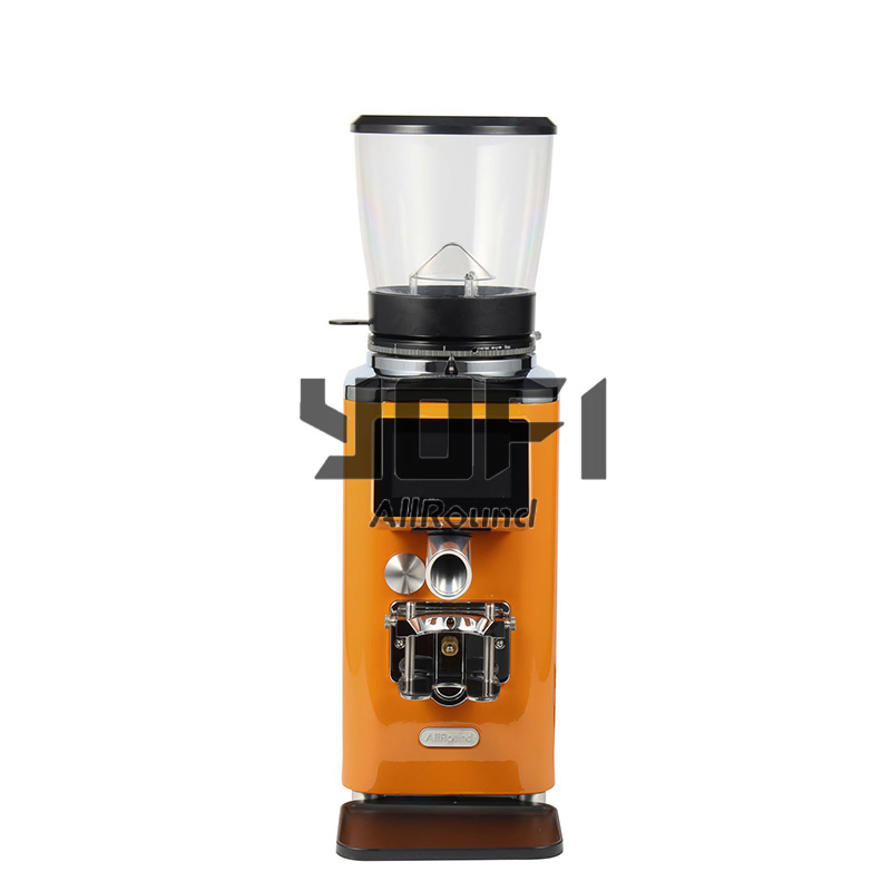 Molino de café espresso de burrs planos con pantalla táctil profesional comercial 83mm