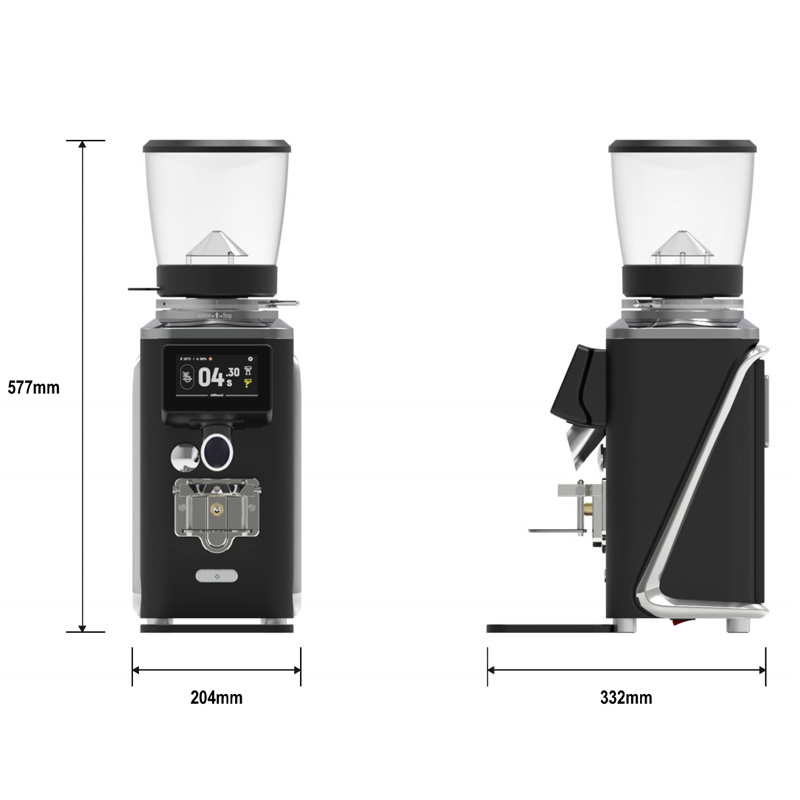 83mm Cuchilla Plana 220V Molinillo de Café Eléctrico de Alta Precisión con Pantalla Táctil Automática de Gran Capacidad
