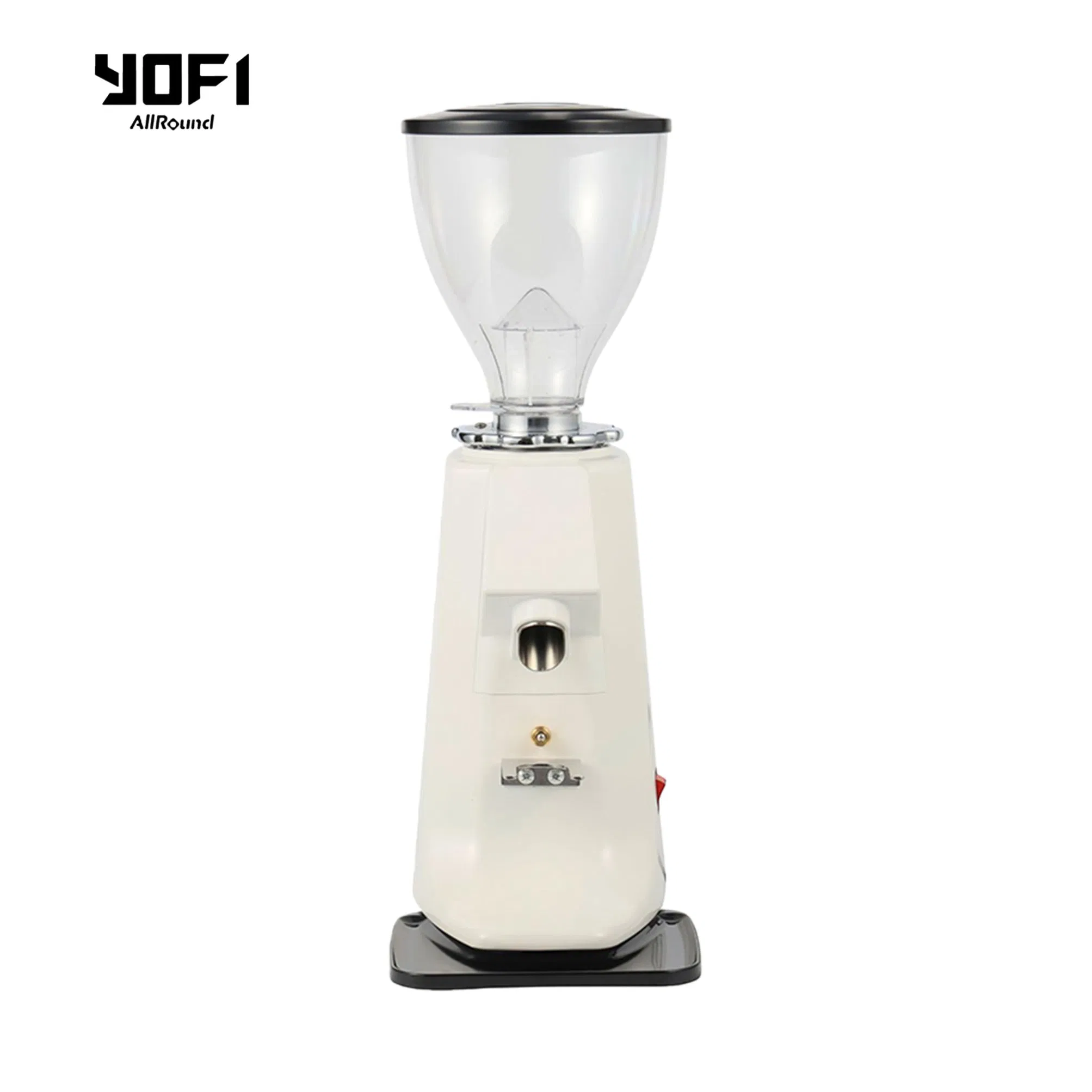 Molino de Café Eléctrico Comercial 370W Máquina 1kg Gran Capacidad y 64mm Sistema de Molienda de Muela Plana