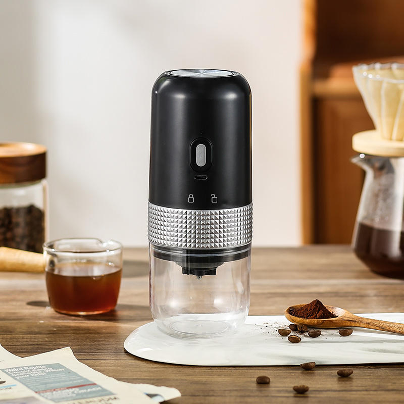 Molino de café eléctrico recargable por USB portátil, cafetera de goteo inalámbrica para viajes