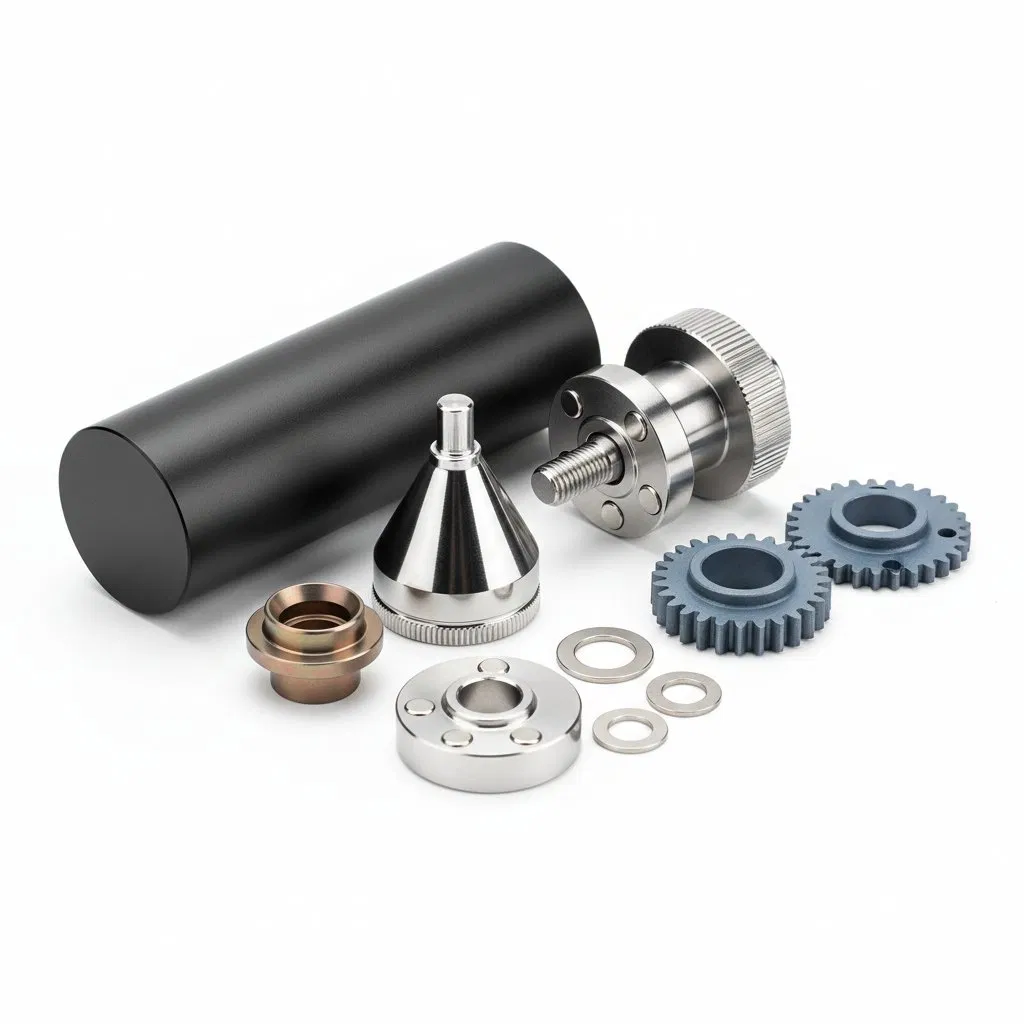Molino de café manual de acero inoxidable mecanizado CNC de alta precisión, molino de café de grado profesional con manivela