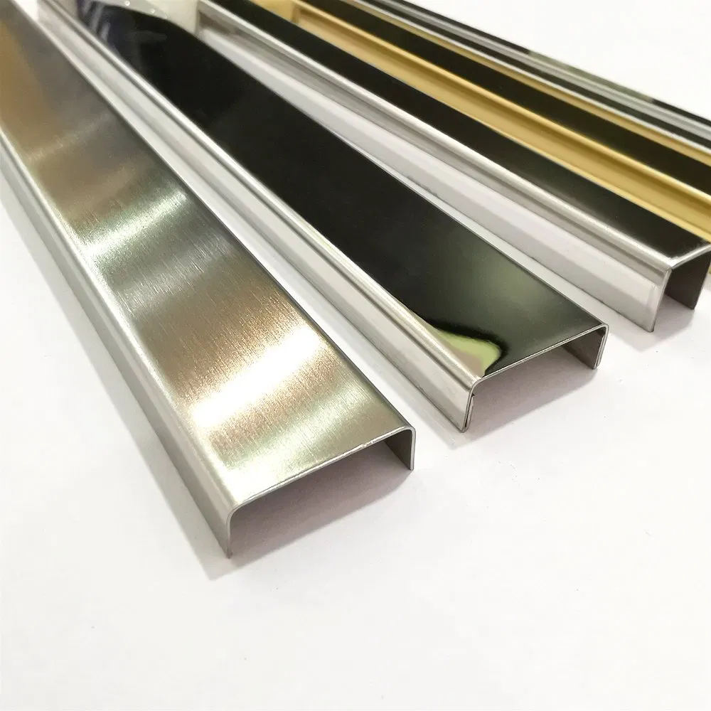 Durable Stainless Steel U-Shaped Channel for Ceiling and Wall Design — Ideal for Hotels, Offices, and Commercial Interiors.