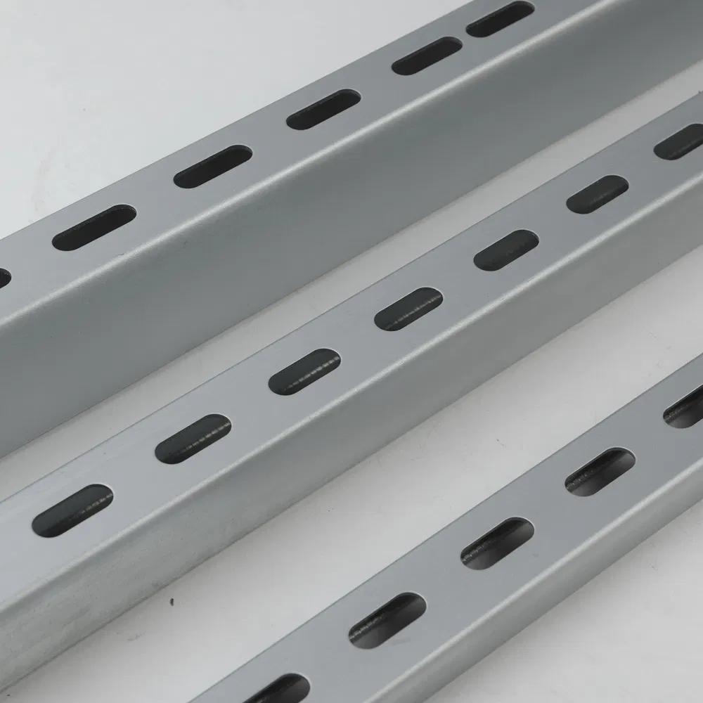 Fireproof Fire Resistance Different Colors Choice C Shape Channel Carbon Steel 21mm/41mm/52mm/62mm/82mm Height Pre-Galvanized Strut Channel