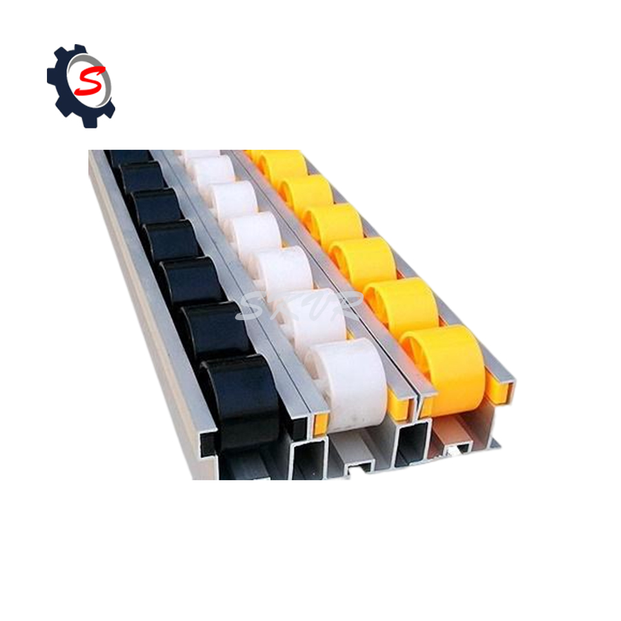 40*35mm Aluminium Alloy Enhance Sheet Metal Conveyor Steel Roller Track for Scaffolding