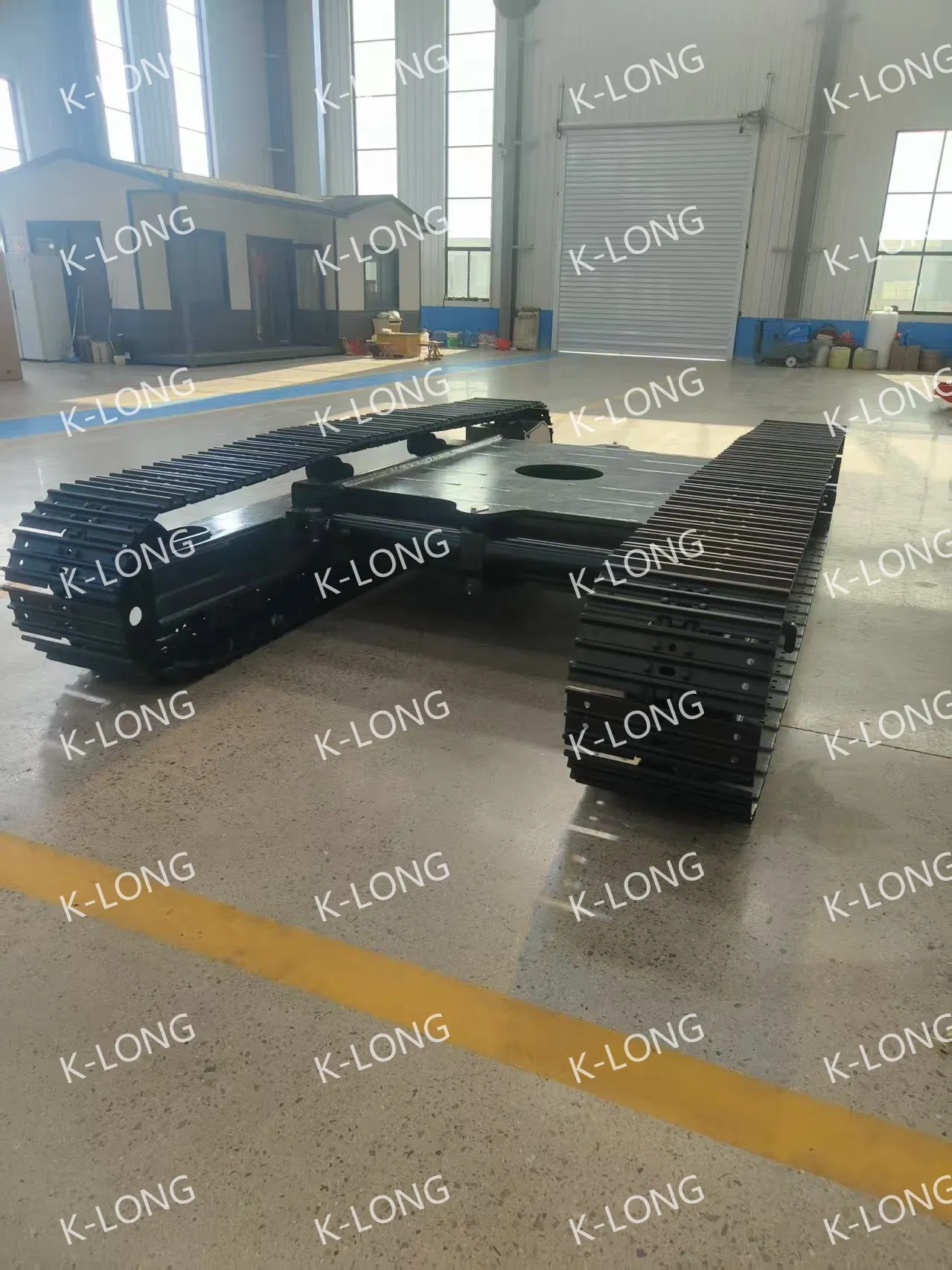 Custom-Built Crawler Undercarriage Rubber Track (0.5-120T Load Capacity Steel Track Design)