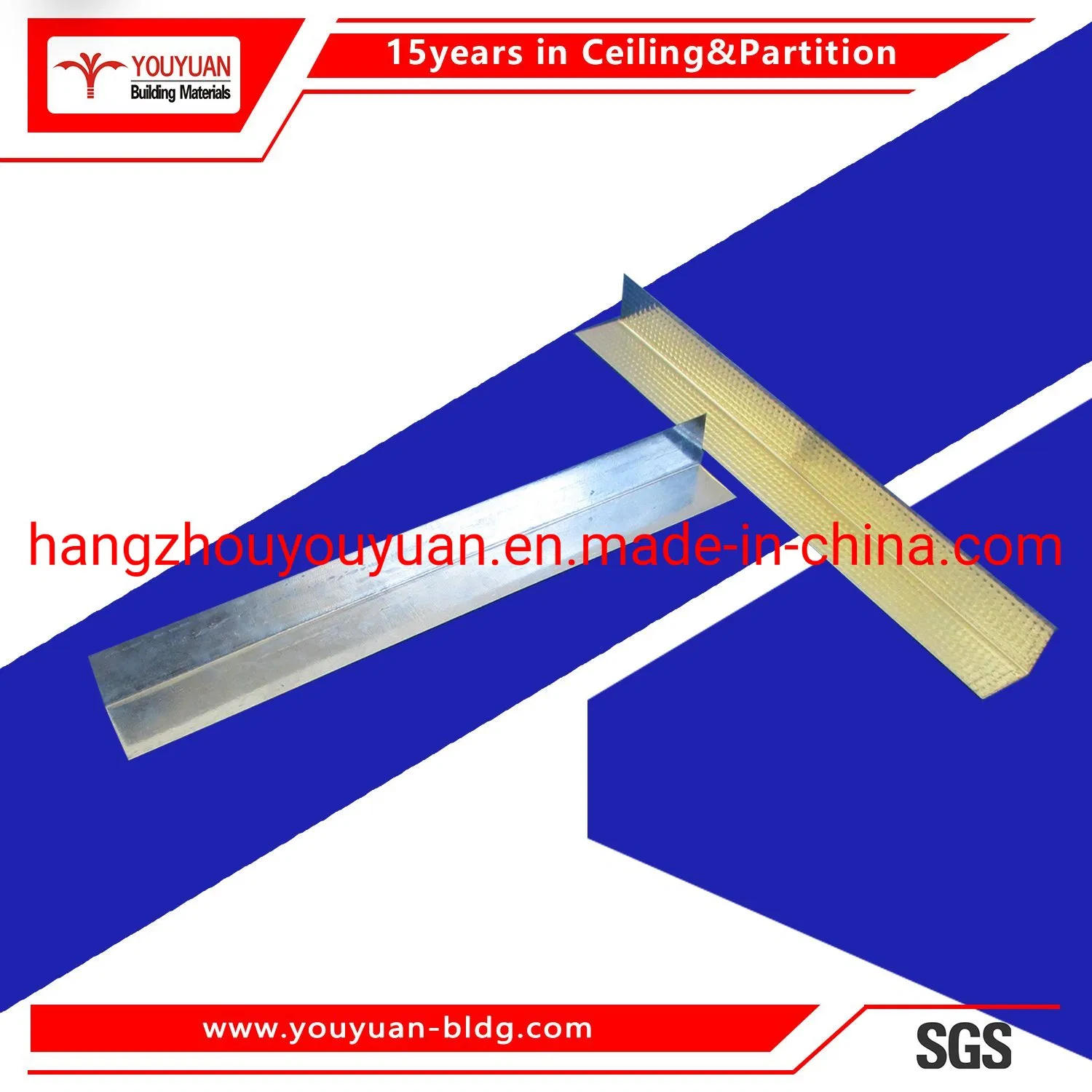 Drywall Galvanized Steel Stud and Runner Gypsum Metal Wall Stud and Track (SFS)