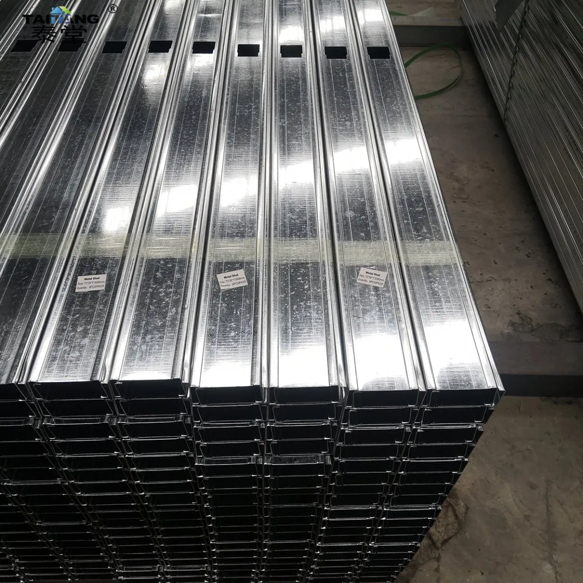 Light Gauge Steel Gypsum Ceiling Frame Wall Steel Studs Metal Profiles for Plaster