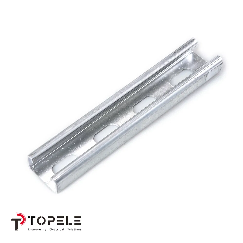 High-Precision 21X41/41X41 HDG/Galvanized Steel Single Electrical Slotted/Plain Strut Channel