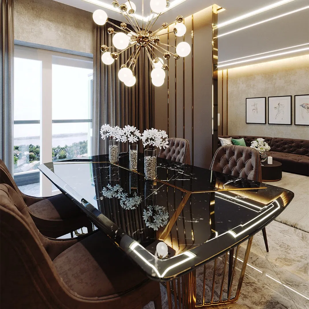 Durable Stainless Steel U-Shaped Channel for Ceiling and Wall Design — Ideal for Hotels, Offices, and Commercial Interiors.