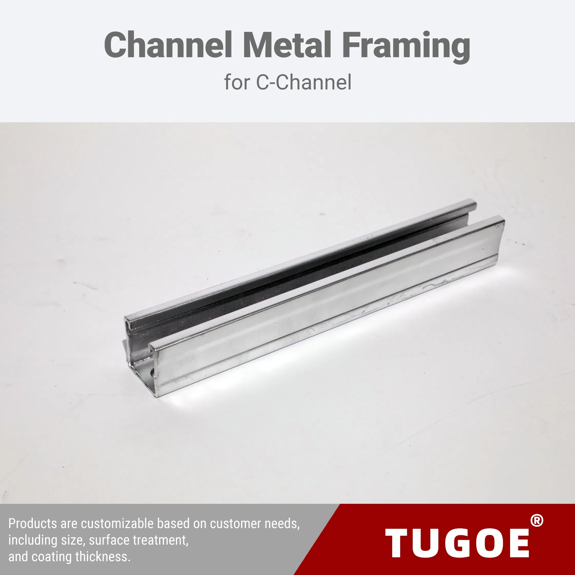 Premium 41X41mm 2.5mm Galvanized Steel Slotted Strut Channel for Construction