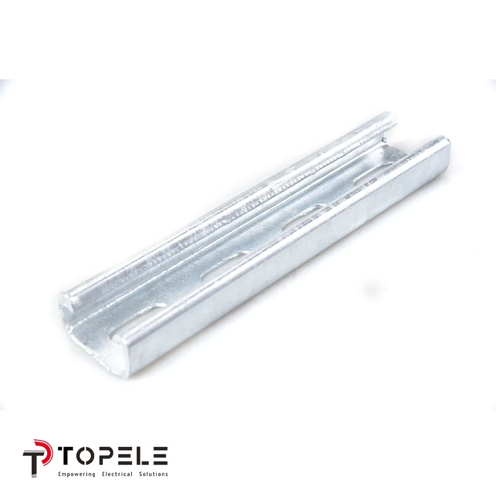 High-Precision 21X41/41X41 HDG/Galvanized Steel Single Electrical Slotted/Plain Strut Channel