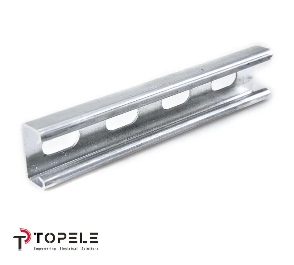 U Slotted Galvanized Shaped Steel Profile Strut Channel