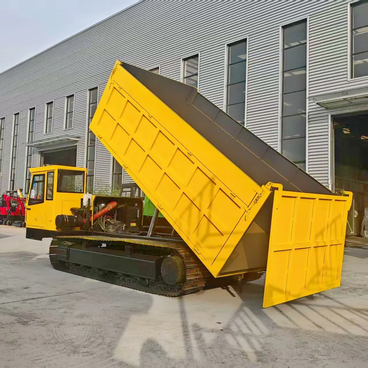 Hydraulic-Driven 20 Ton Steel Track Transport Vehicle for Heavy Loads