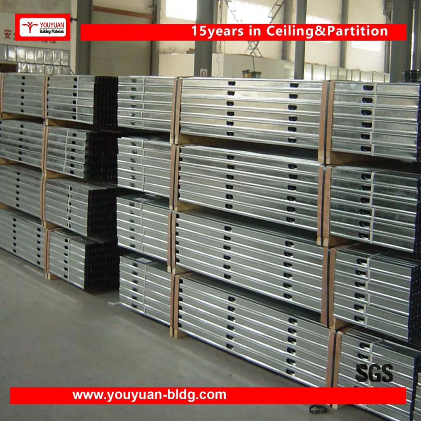 93/75/100mm Galvanized C Stud Metal Stud Galvanized