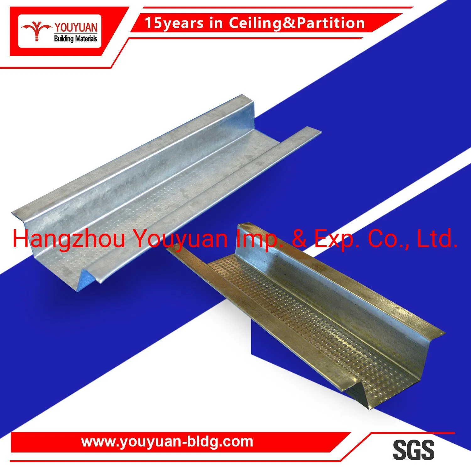 Metal Suspension Ceiling Hat Furring Channel