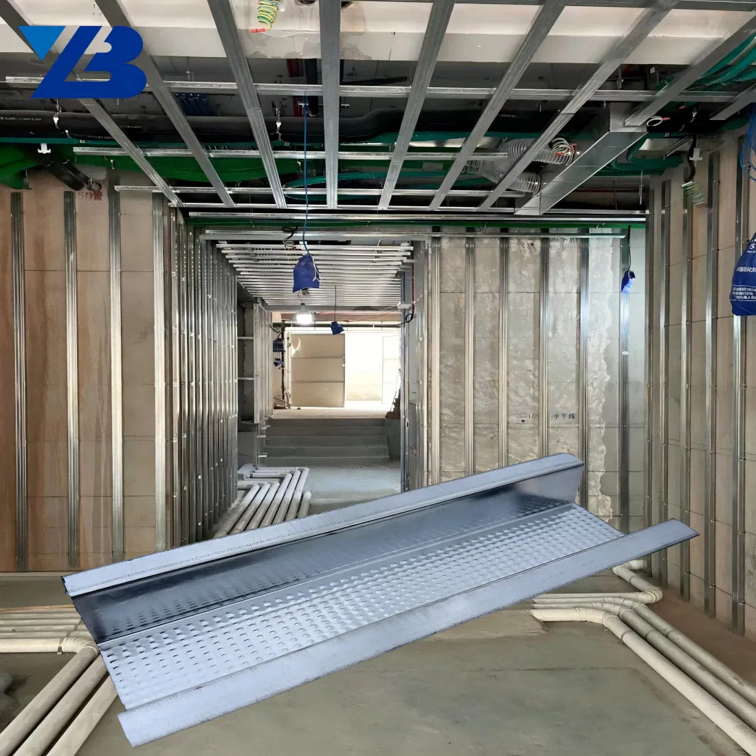 Galvanized Steel Furring Channel, Hat Channel for Ceiling Installation