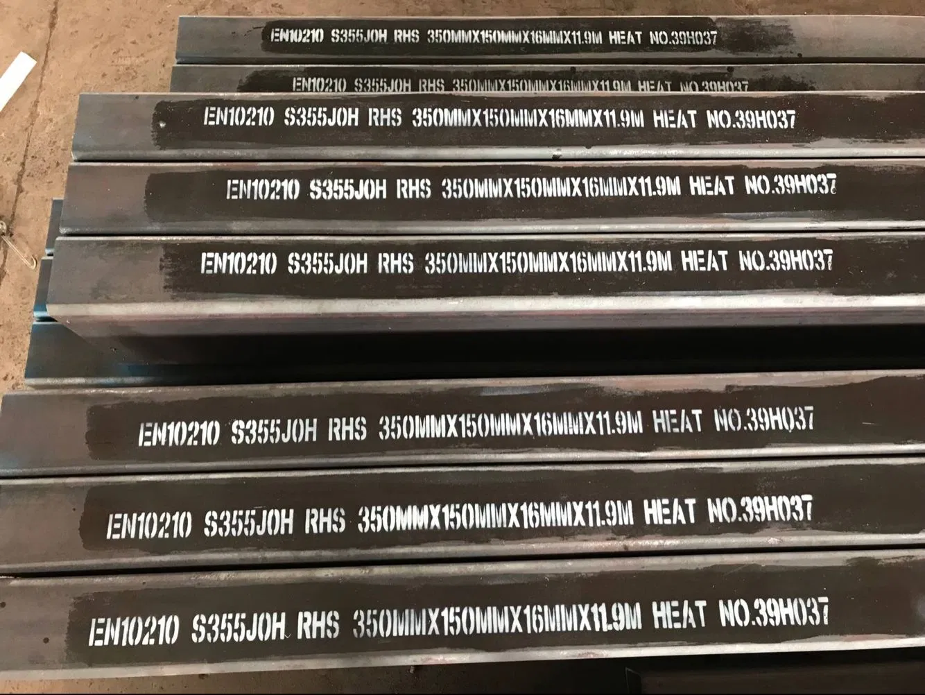 En10210 S355jr Rectangular Hollow Section