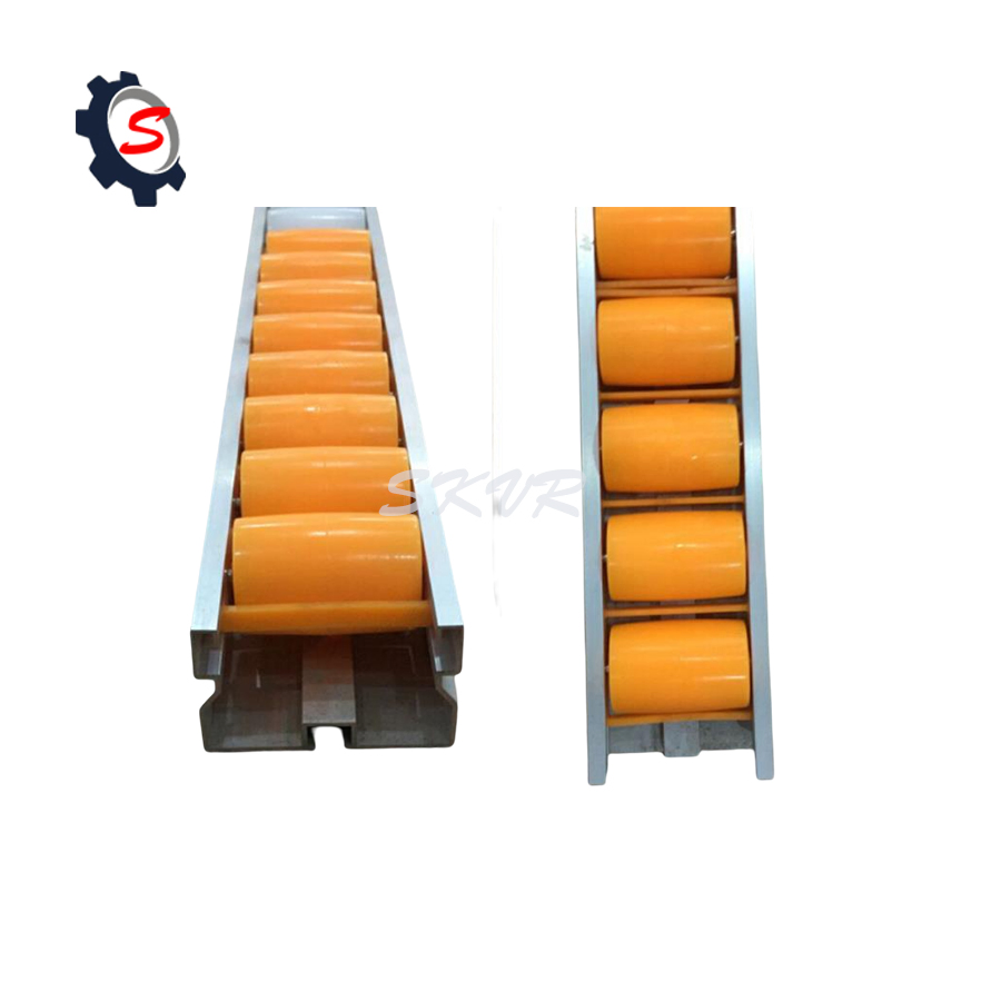 40*35mm Aluminium Alloy Enhance Sheet Metal Conveyor Steel Roller Track for Scaffolding