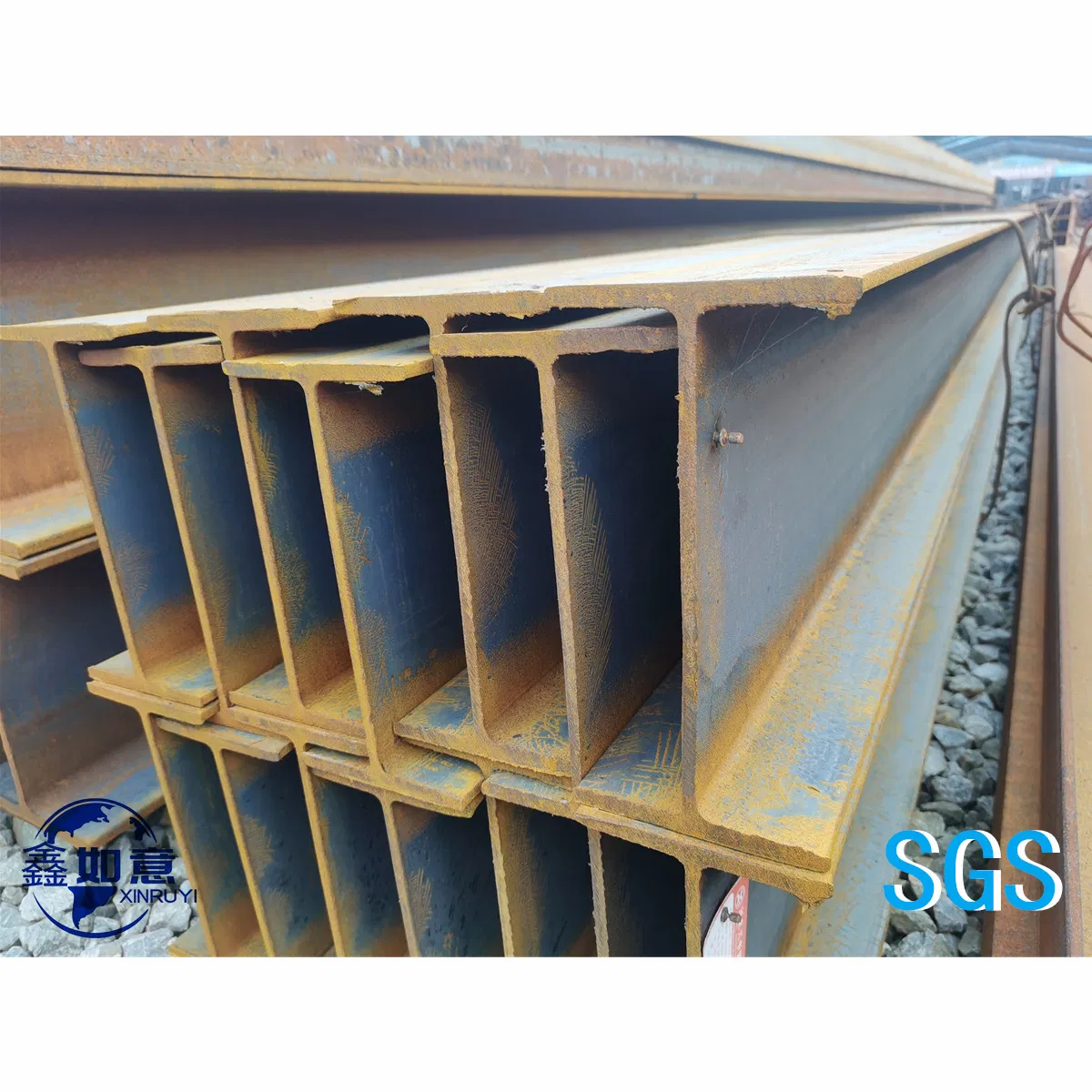 Building Material Galvanized H Shaped Q235 Q355b Ss400 I Beam Steel Structural Prefab House H Beam H-Beams