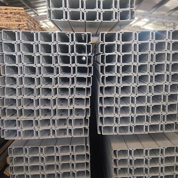 Q235B U Beam Steel Galvanized C Steel Structure Steel U Strut Channel