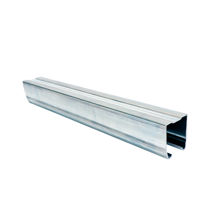 Cabinet Door Track and Trolley Hardware Galvanized Steel Sliding Door Floor Track