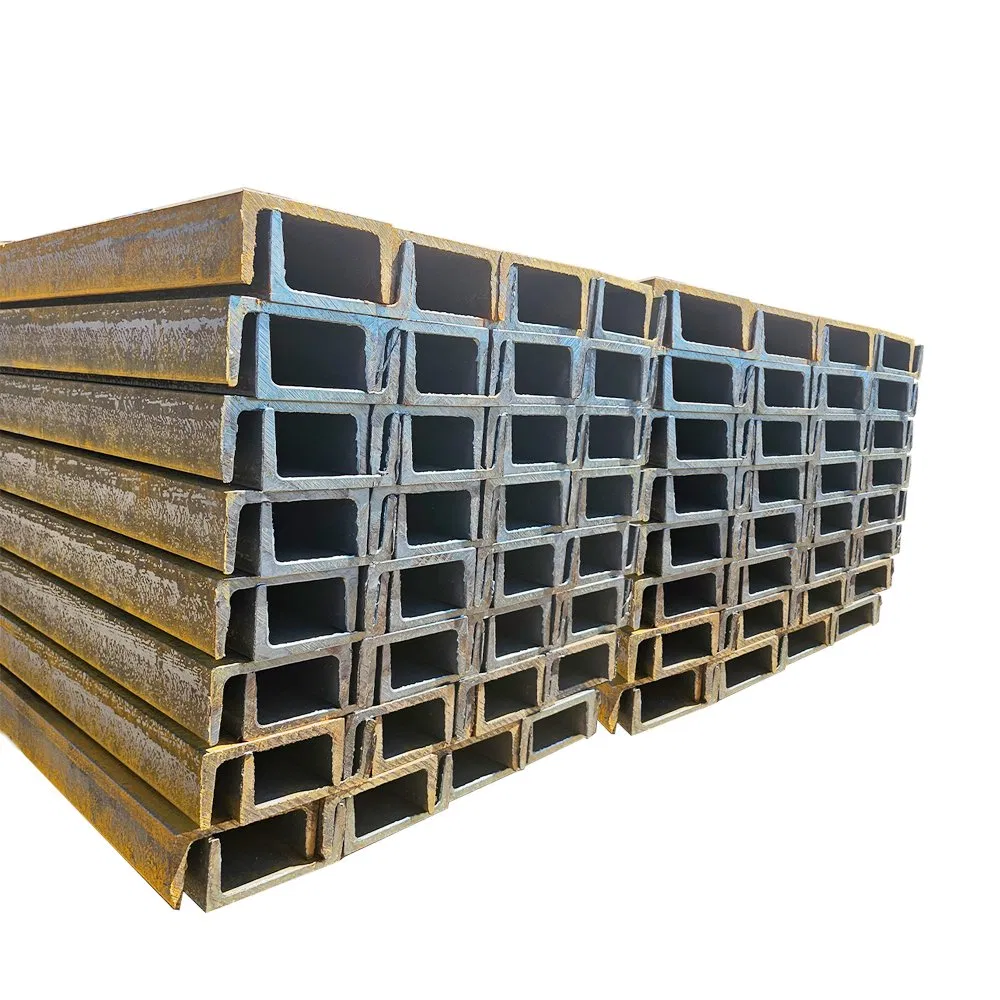 U Shape Mild Steel Q235B Q355b C Shape C25 C100 Steel Hat Channel Bar Steel Metal Strut Channel