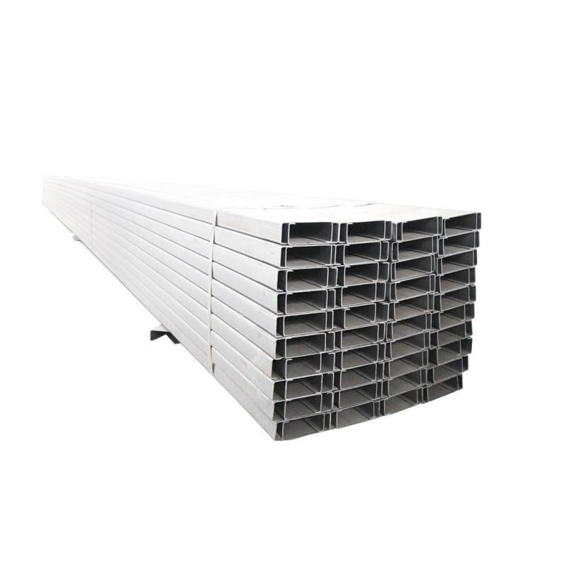 Galvanized Light Steel C Channel Specification Galvanized Cold Bending Structural Steel Channel C Purlins Dimensions