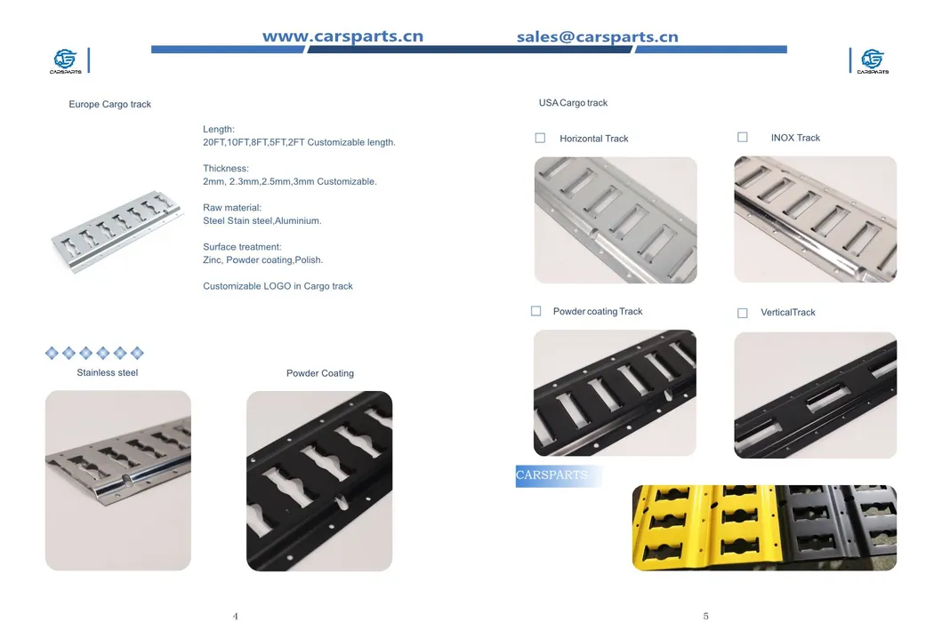 Cargo Track Galvanized Horizontal 3