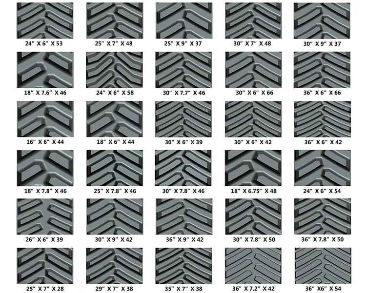 RG Rubber Tracks Spec