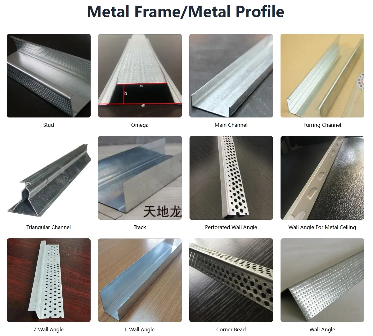 Light Steel Wall Angle