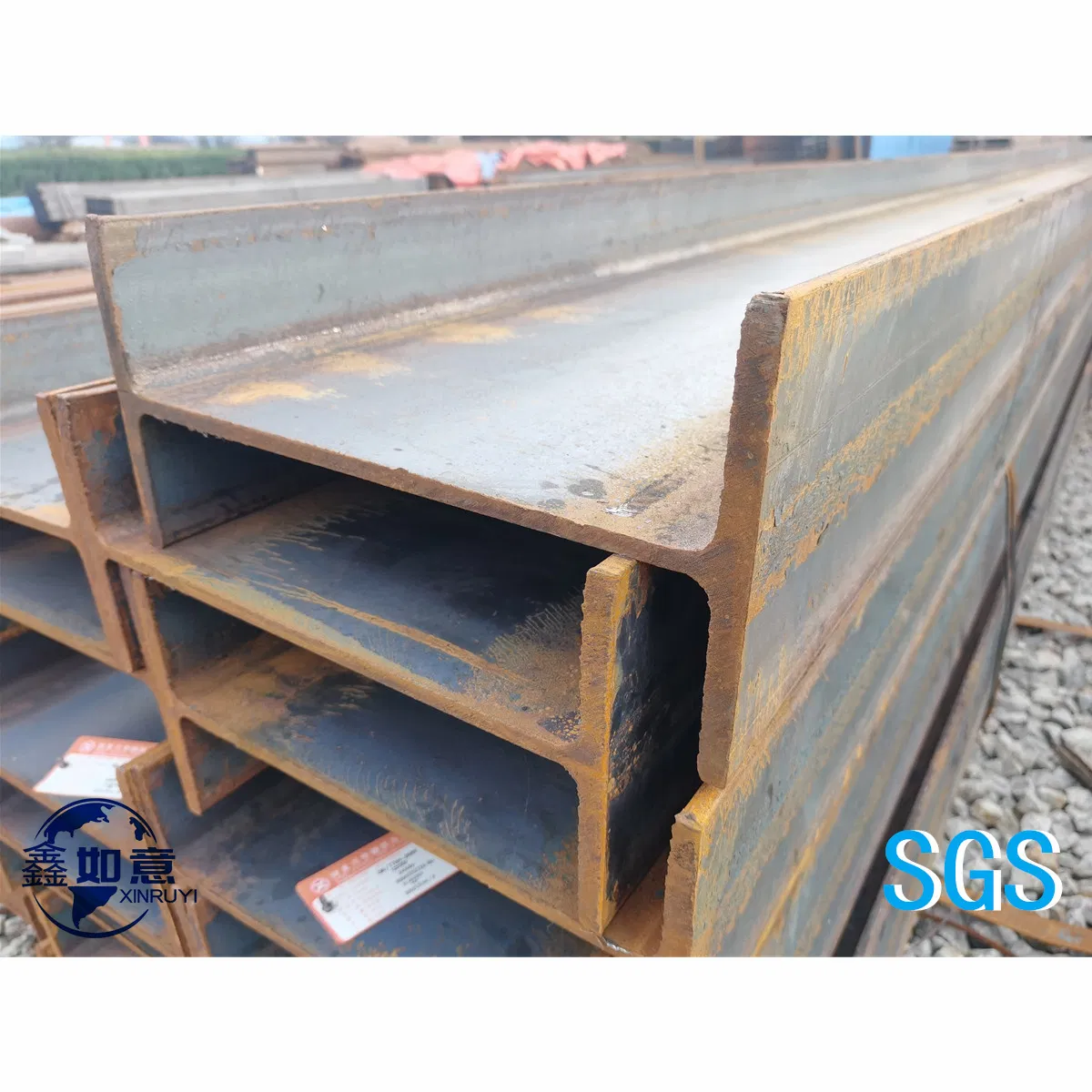 Building Material Galvanized H Shaped Q235 Q355b Ss400 I Beam Steel Structural Prefab House H Beam H-Beams