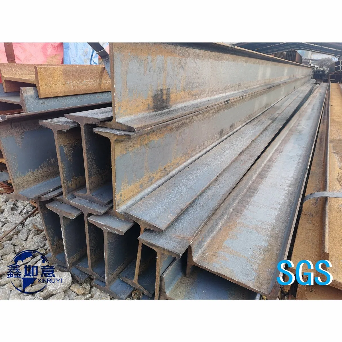 Building Material Galvanized H Shaped Q235 Q355b Ss400 I Beam Steel Structural Prefab House H Beam H-Beams