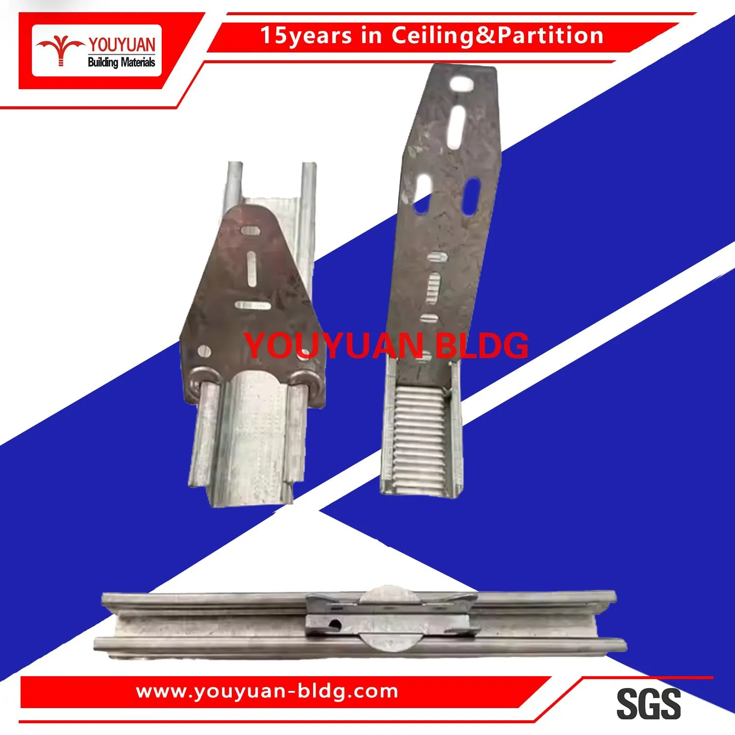 Steel Suspended Ceiling Tile Metal Frame Channel