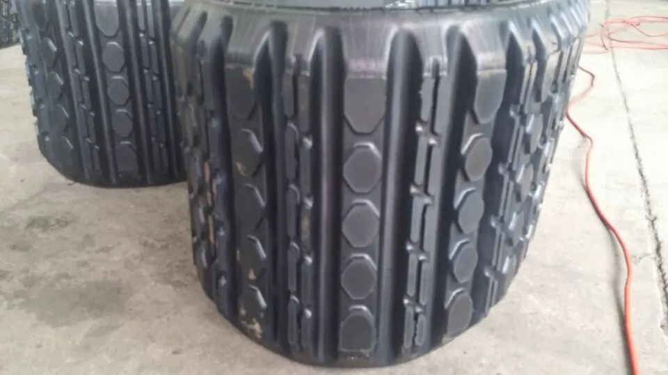 Rubber Track without steel teeth