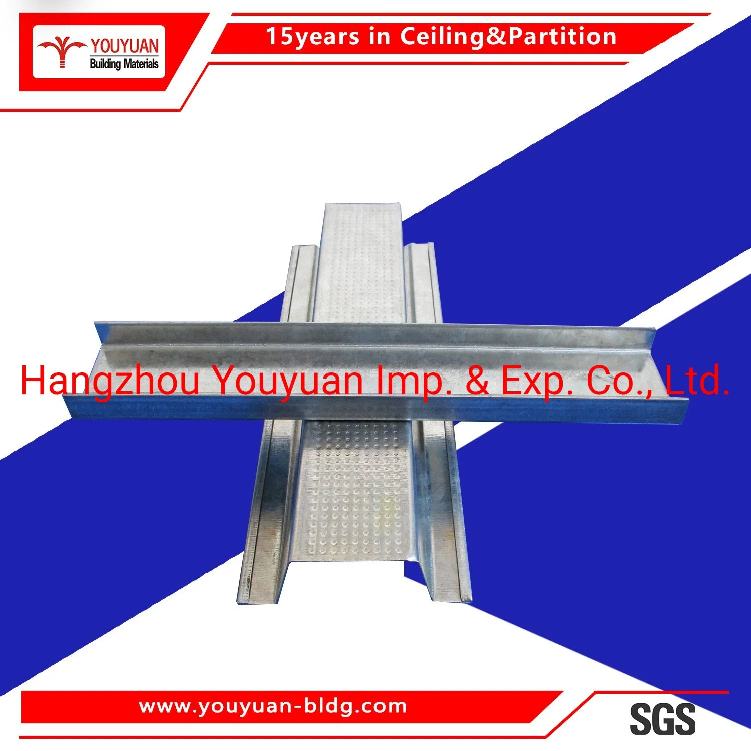 Metal Suspension Ceiling Hat Furring Channel