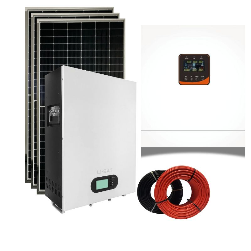 Solar Panel Home Hybrid on off Grid Solar Power Energy System with Lithium Battery and Gel Battery