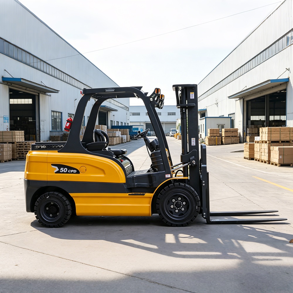 SKY 3 Ton 4 Ton Electric Forklift With Long Life Lithium Battery Pack