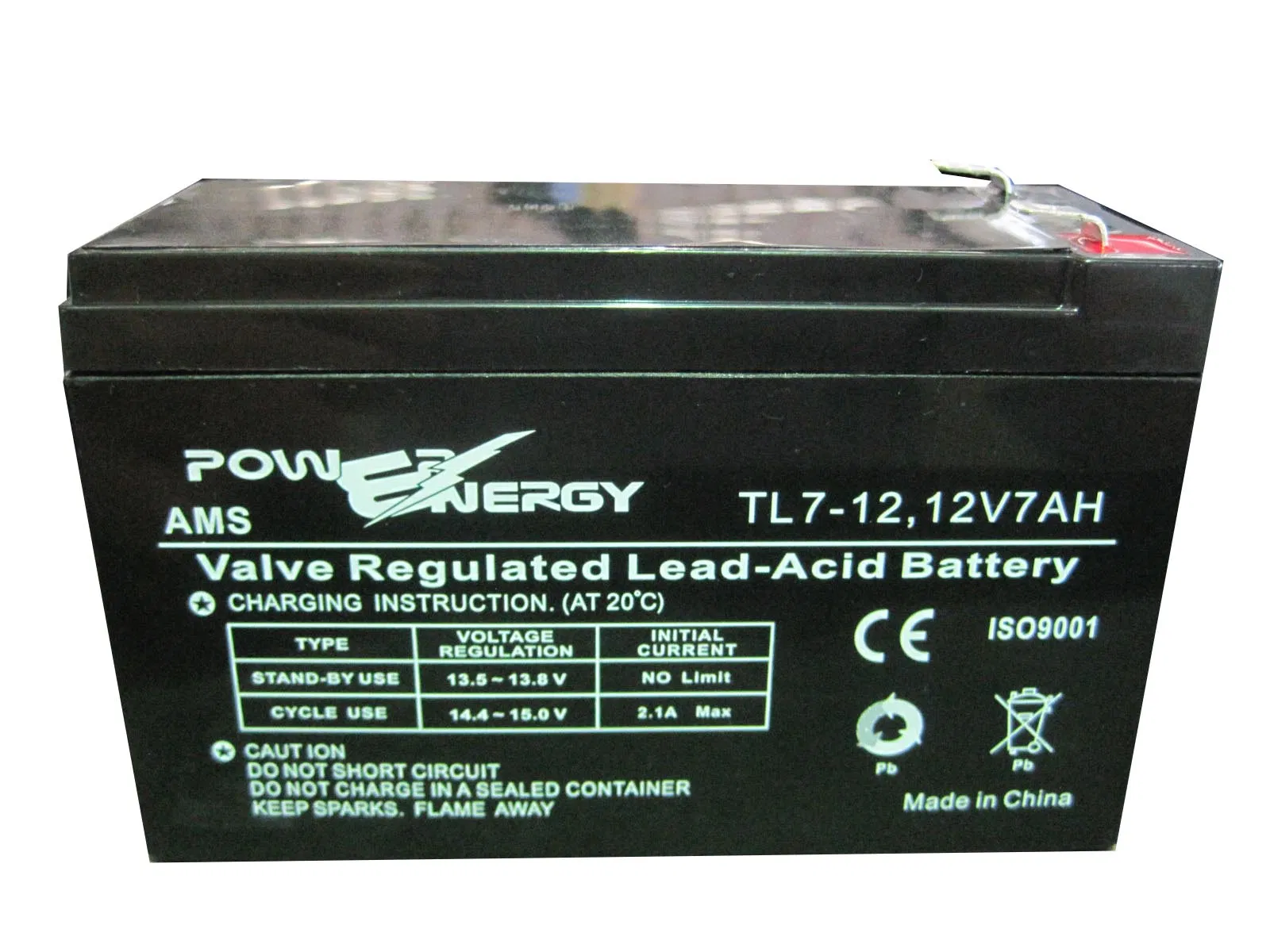12V 7.0ah VRLA Battery Sealed Lead Acid Battery Motorcycle Battery Maintenance Free Battery UPS Battery Solar Battery Gel Battery AGM Battery