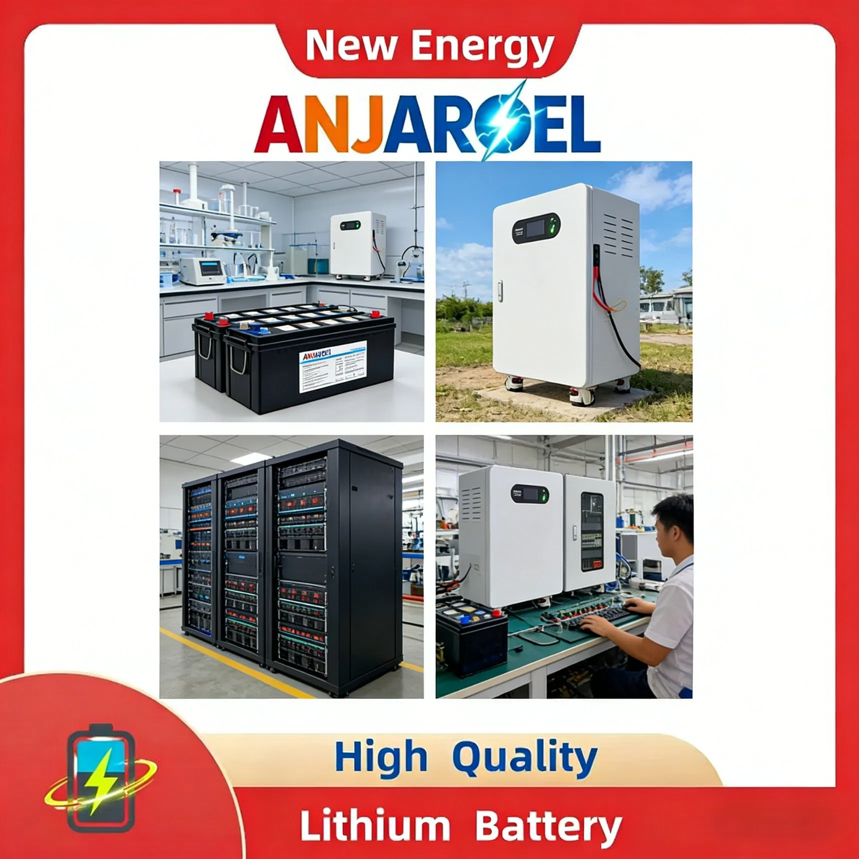 Energy Storage Battery 51.2V 300ah Commercial Solar Battery, LiFePO4 Storage for Retail &amp; Warehouse