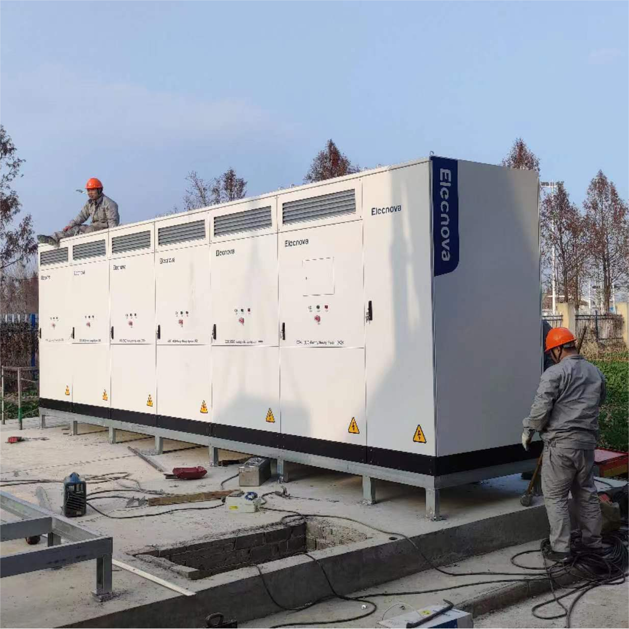 Elecnova Commercial Solar Energy Storage Solutions Off Grid Lithium Battery Integrate With Solar 100kWh 200kWh 300kWh To 1MWh