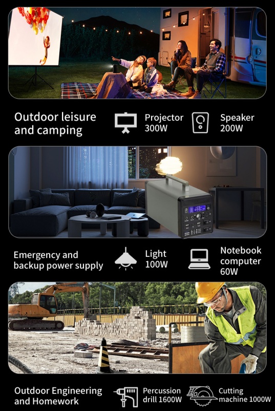Factory Direct Sales 200w 400w LiFePO4 Portable Power Station OEM Outdoors Solar Generator Built-in BMS Flashlight For Camping
